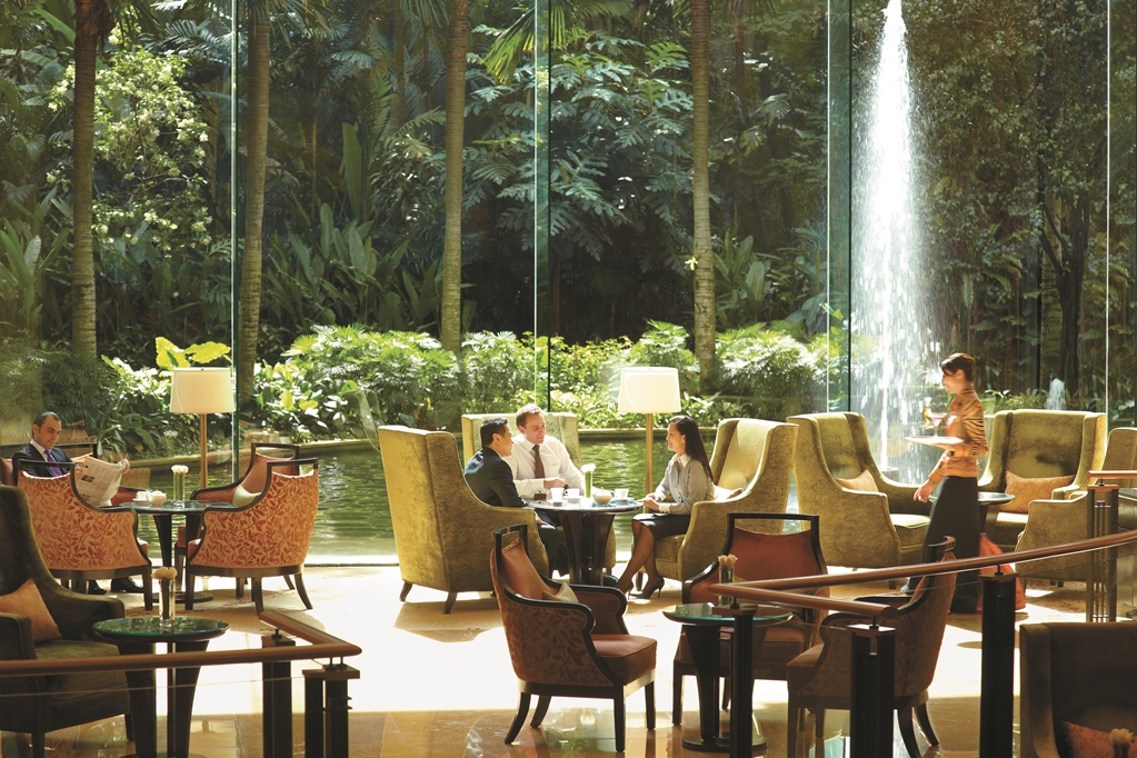 Shangri La Hotel Kuala Lumpur Lobby Lounge - Overlooking Gardens