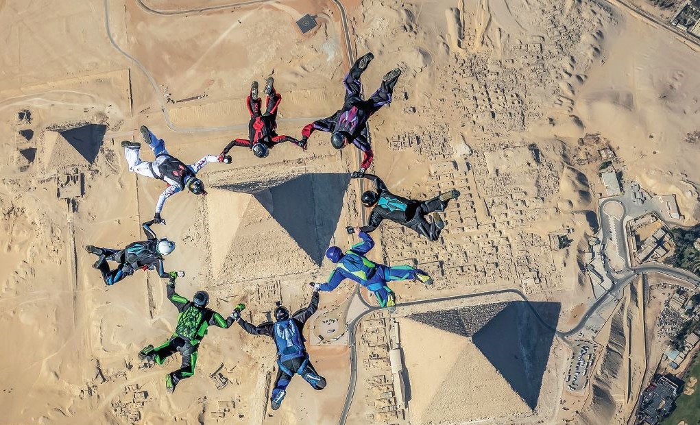 Cairo Sky Diving Above the Pyramids • Andaré