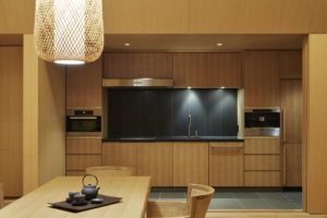 Amanemu All Villas feature private kitchens, dining and living areas