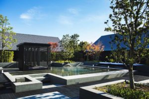 Amanemu Thermal spring autumn