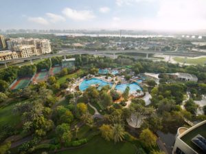 GRAND HYATT DUBAI Pool view