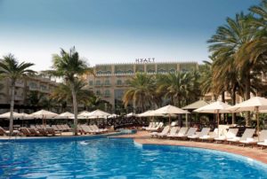 GRAND HYATT MUSCAT Pool view