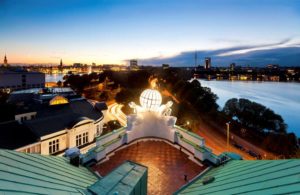 Hotel Atlantic Kempinski Hamburg Blick vom Hotel Atlantic auf die Stadt Hamburg