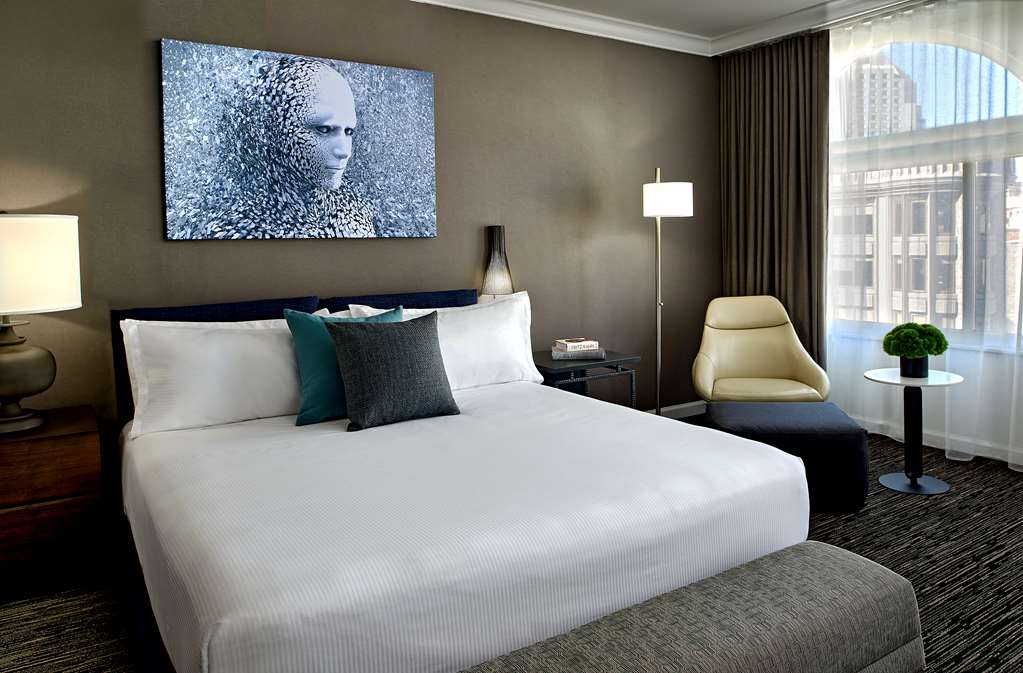 Hotel Zelos San Francisco Bedroom in the Luxury King Guestroom