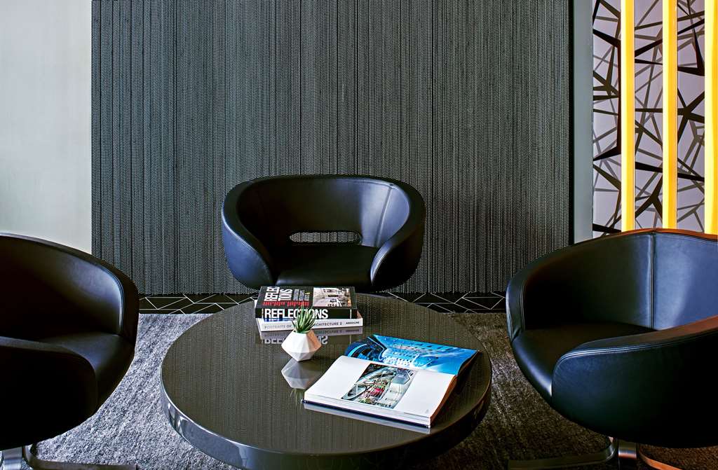Hotel Zelos San Francisco Hotel Zelos lobby seating area.
