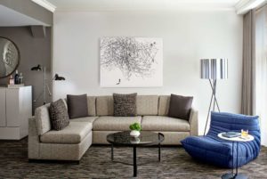 Hotel Zelos San Francisco Hotel Zelos Deluxe Suite living area