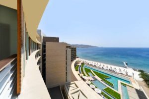 Kempinski Hotel Aqaba Exterior With View of The Red Sea.