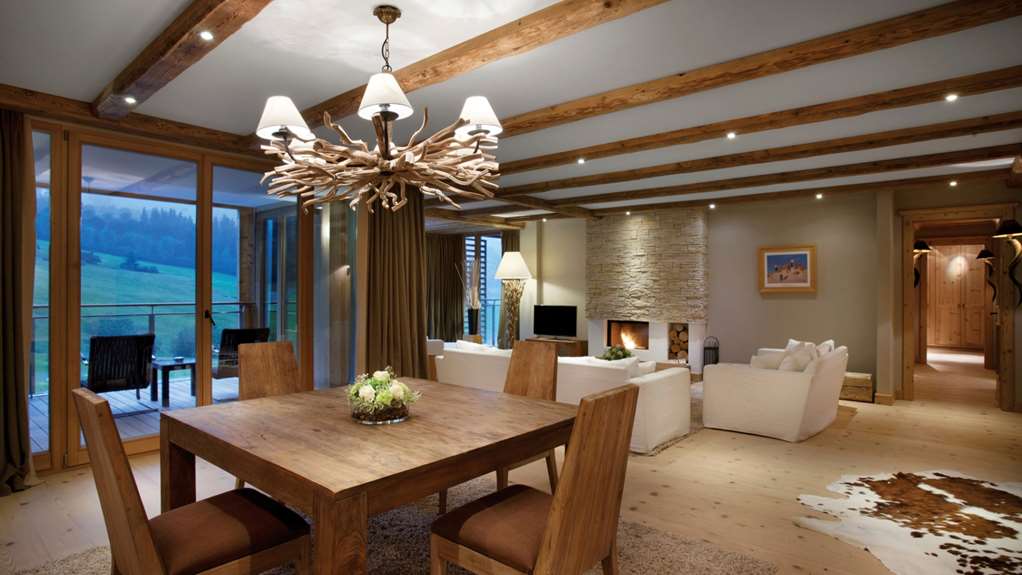 Kempinski Hotel Das Tirol Jochberg Kitzbuehel Alps Tirol Suite Living Room