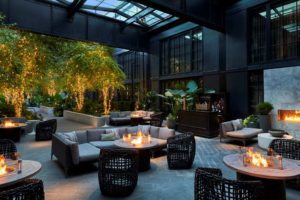 Sagamore Pendry Baltimore SPB Architectural Courtyard Evening