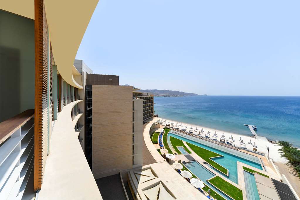 Kempinski Hotel Aqaba Exterior With View of The Red Sea.