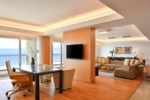 Kempinski Hotel Aqaba Royal Suite living areas.