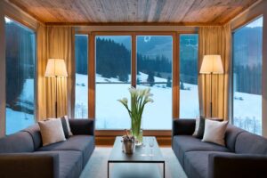 Kempinski Hotel Das Tirol Jochberg Kitzbuehel Alps Penthouse Suite Living Room