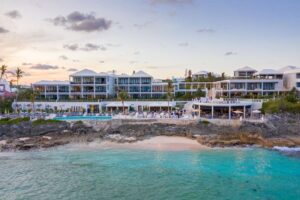 The Loren at Pink Beach Garden and Gun Aerial  HDR