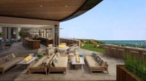 ALILA MAREA BEACH RESORT ENCINITAS Rendering of bar.