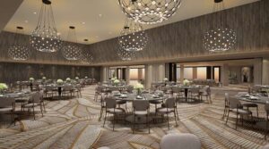 ALILA MAREA BEACH RESORT ENCINITAS Rendering of ballroom.