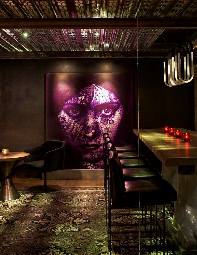 Hotel Zelos San Francisco, a Viceroy Urban Retreat Dirty Habit bar art