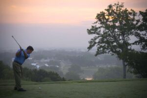 HYATT REGENCY LOST PINES RESORT Sunset Golf Swing