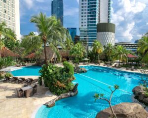 GRAND HYATT JAKARTA Pool view