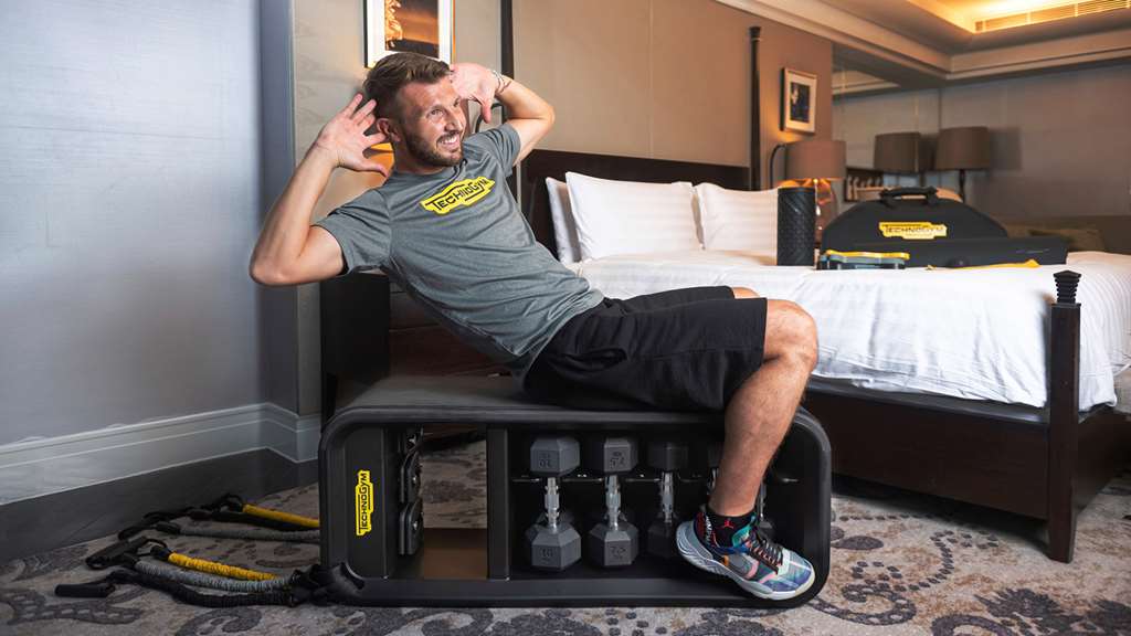 Hotel Indonesia Kempinski Jakarta In-room bench from Technogym