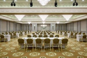 Kempinski Hotel Al Othman-Al Khobar, Saudi Arabia Almaha Ballroom Classroom setup.jpg